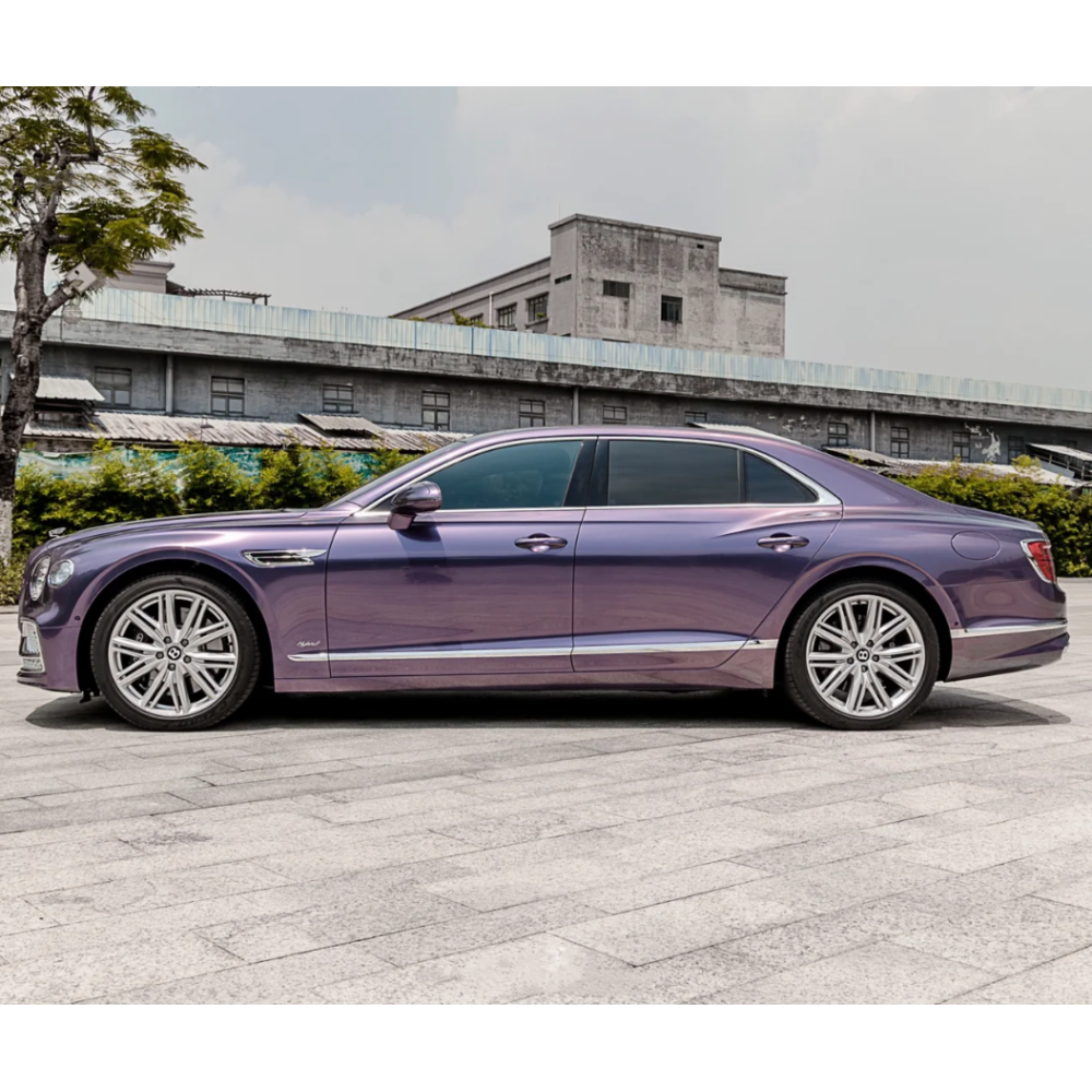 Gloss Grey Violet Car Vinyl Wrap