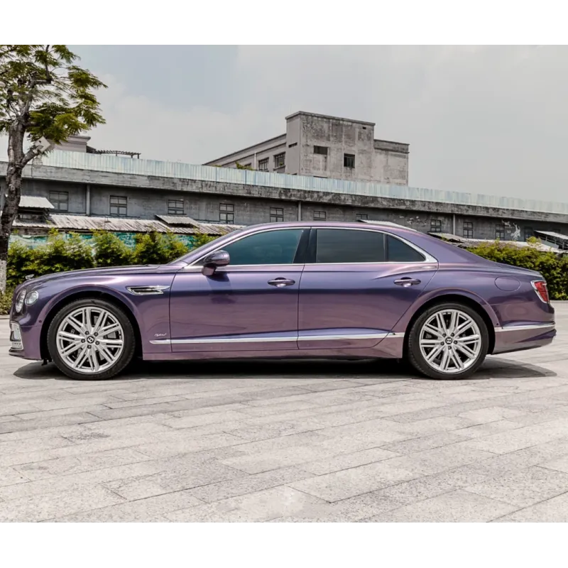 Gloss Grey Violet Car Vinyl Wrap