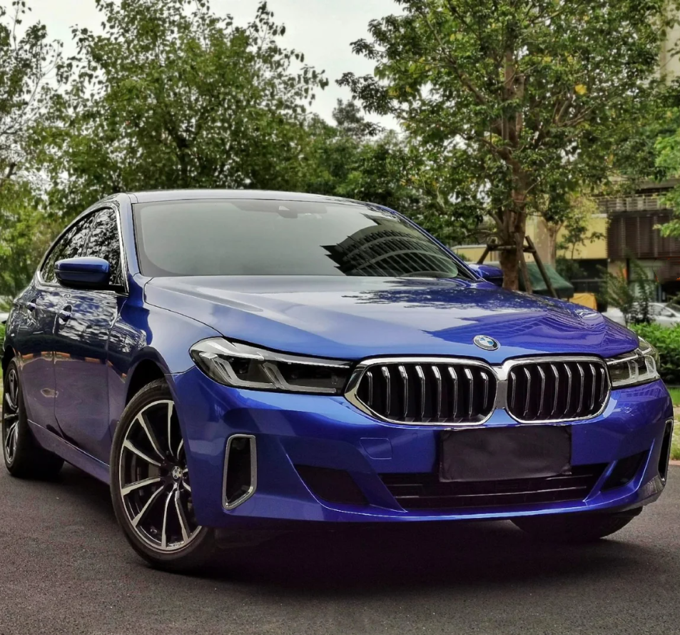 Gloss Portimao Blue Car Vinyl Wrap