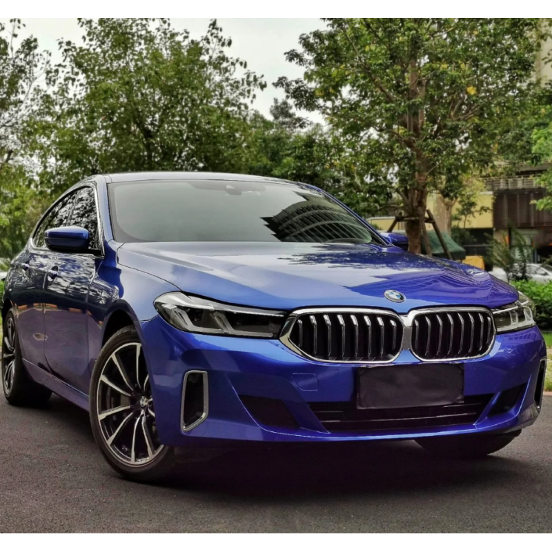 Gloss Portimao Blue Car Vinyl Wrap