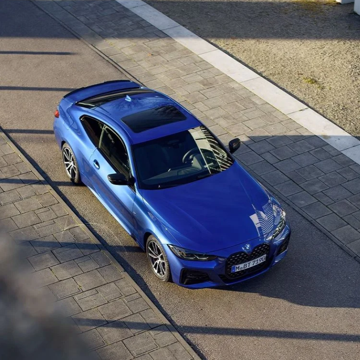 Gloss Portimao Blue Car Vinyl Wrap