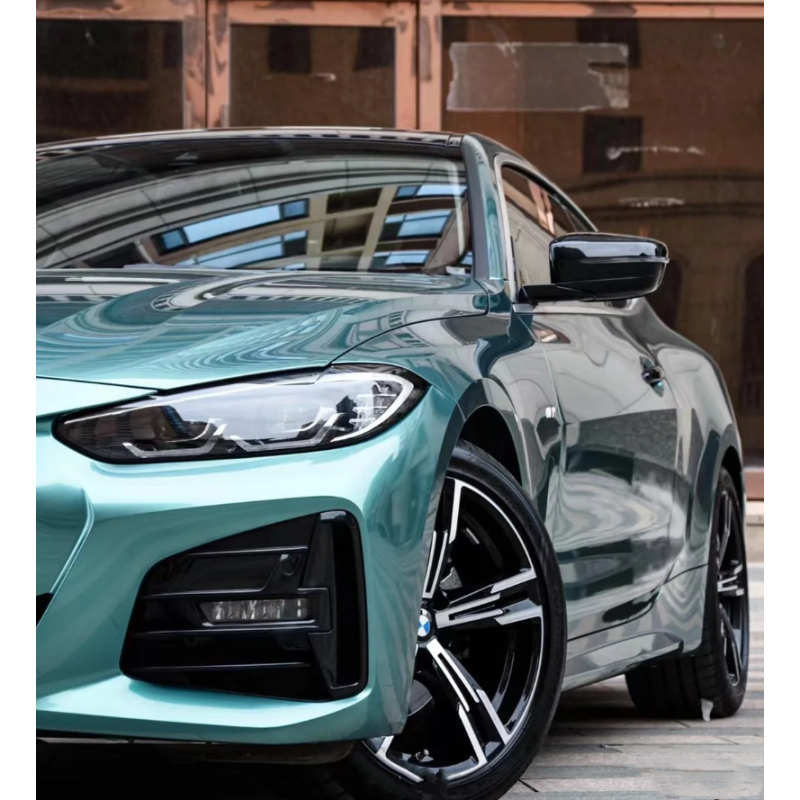 Gloss Shiny Green Car Vinyl Wrap