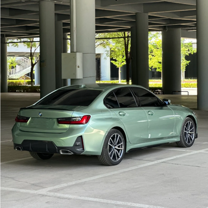 Ferrari Gloss Verde Francesca Green Car Vinyl Wrap