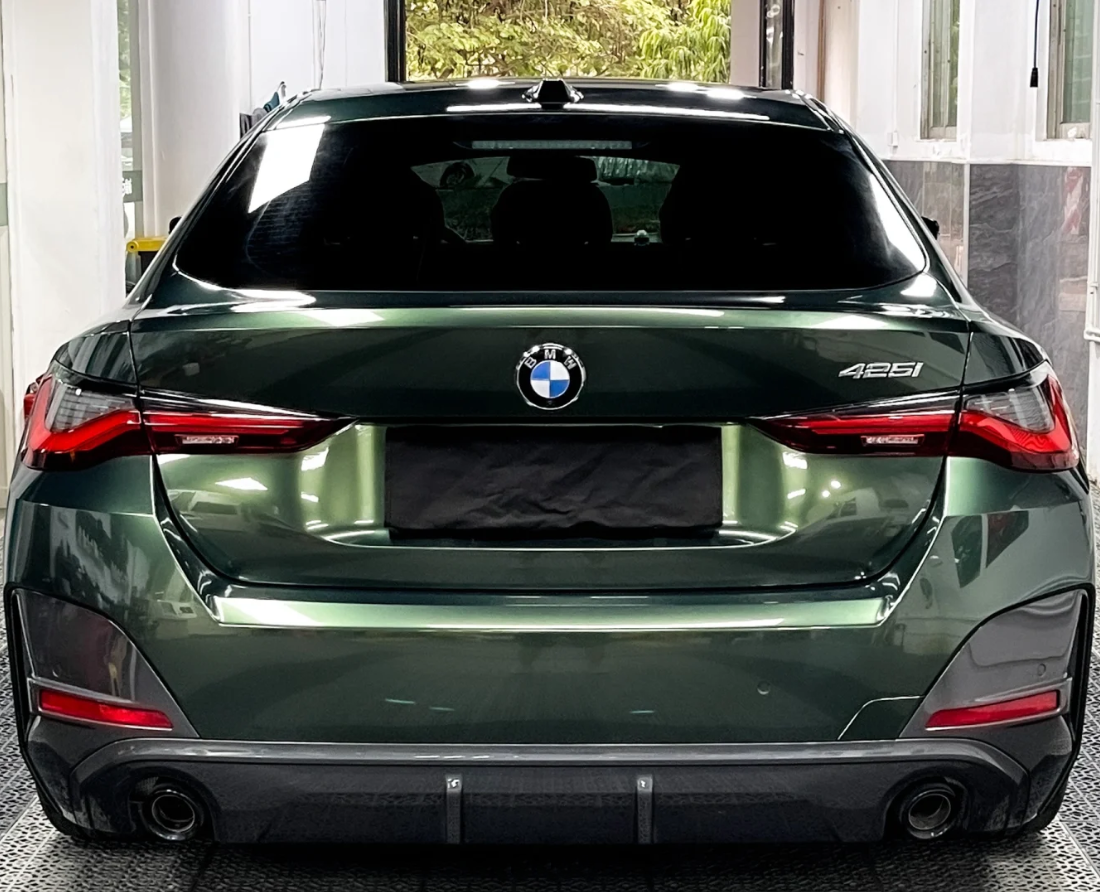 PET Gloss Metallic Midnight Green Car Vinyl Wrap