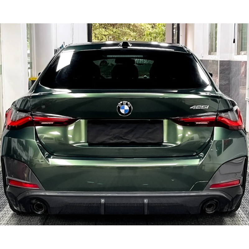 PET Gloss Metallic Midnight Green Car Vinyl Wrap