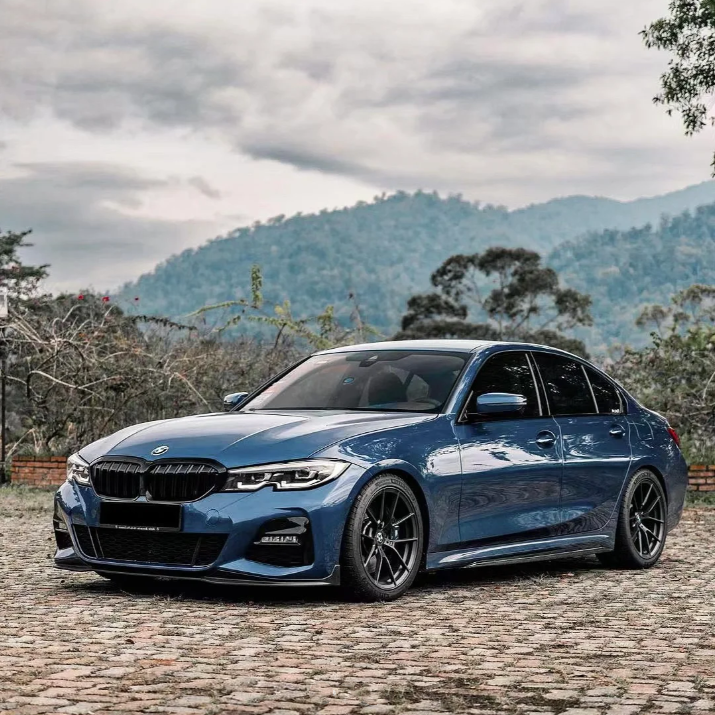 Porsche Gloss Neptune Blue Car Vinyl Wrap