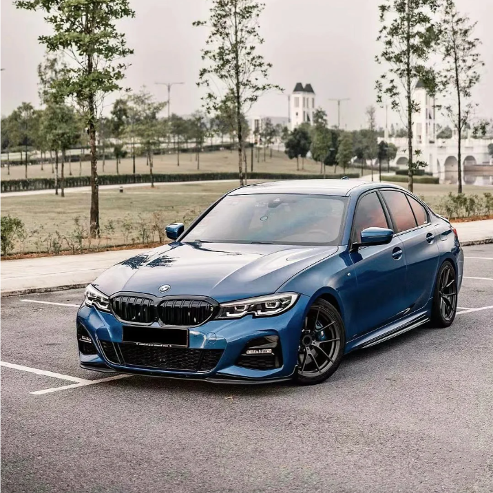 Porsche Gloss Neptune Blue Car Vinyl Wrap