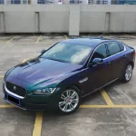 Gloss Diamond Purple Green Car Vinyl Wrap