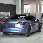 Gloss Metallic Crystal Grey Purple Car Vinyl Wrap