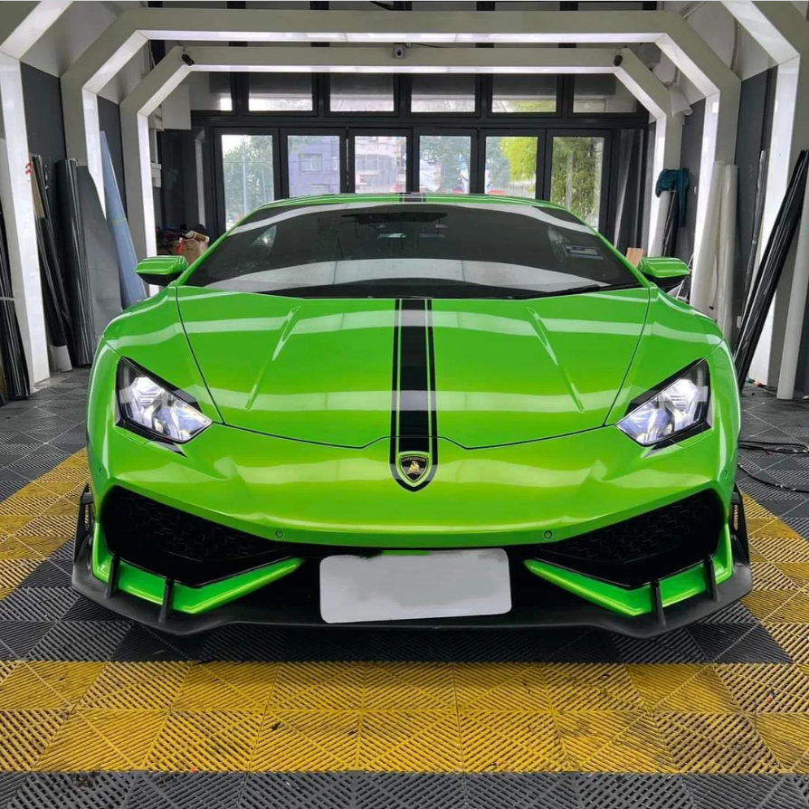 Audi Gloss Magic Gold Green Car Vinyl Wrap