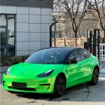 Audi Gloss Magic Gold Green Car Vinyl Wrap