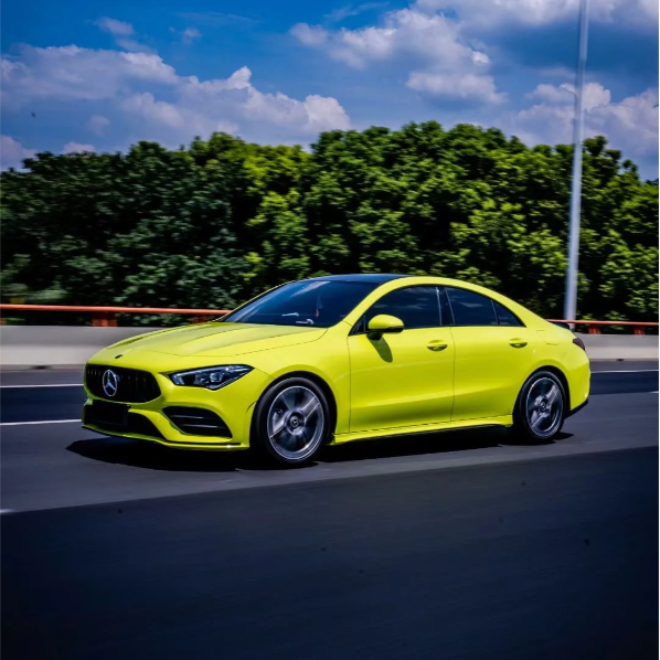 Gloss Acid Lime Green Car Vinyl Wrap