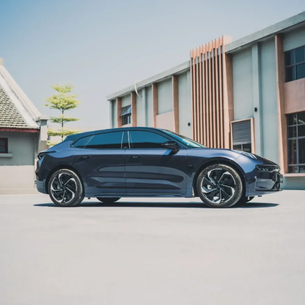 Gloss Metallic BMW Carbon Grey Blue Car Vinyl Wrap