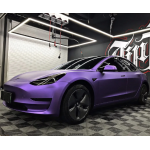 Matte Heavy Metal Sparkle Purple Car Vinyl Wrap 