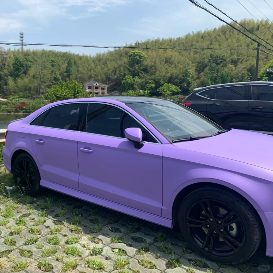 Matte Lavender  Purple Car Vinyl Wrap 