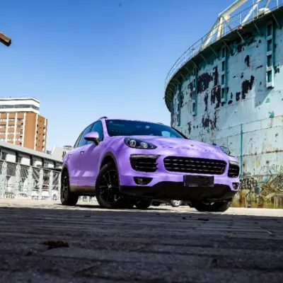 Matte Lavender  Purple Car Vinyl Wrap  02