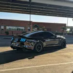 Chrome Mirror Black Car Vinyl Wrap