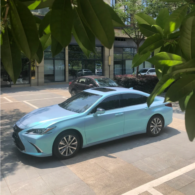 Gloss Twin Candy Pearl Aurora Car Vinyl Wrap