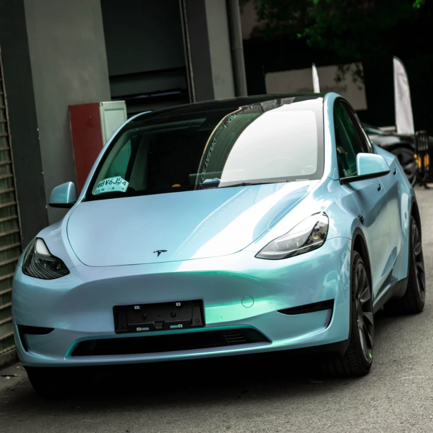 Gloss Twin Candy Pearl Aurora Car Vinyl Wrap