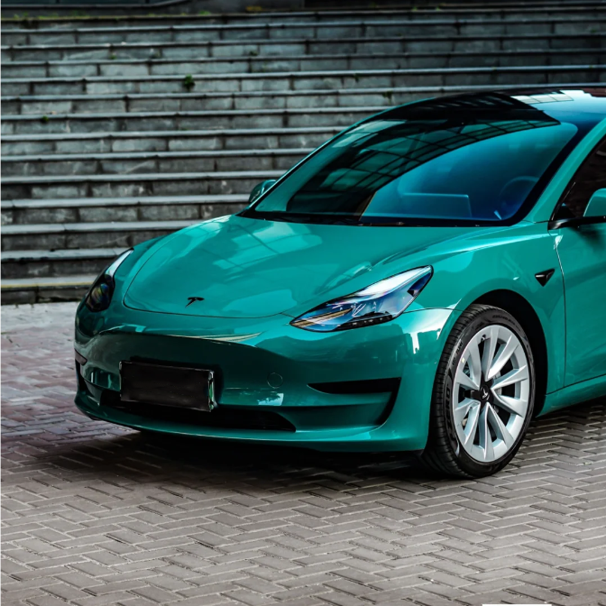 Super Gloss Pine Green Car Vinyl Wrap