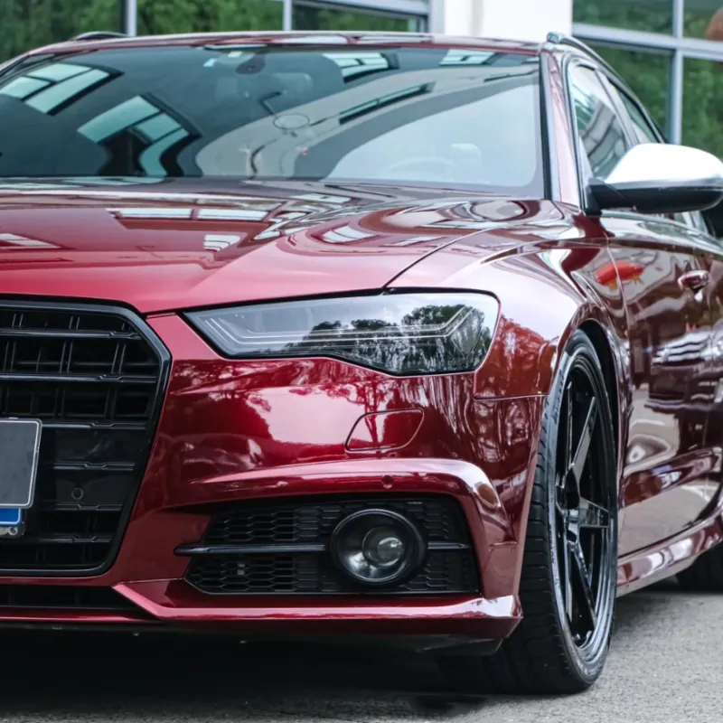 TPU Liquid Metallic Dragon Blood Red Car Vinyl Wrap