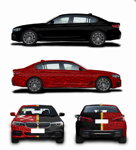 Customized Printable Car Vinyl Wrap