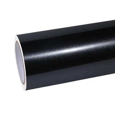 TPU Bentley Anthracite Grey Car Vinyl Wrap 01