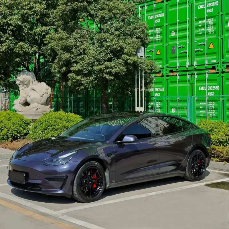 TPU BMW Carbon Black Metallic Car Vinyl Wrap