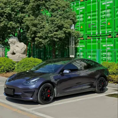 TPU BMW Carbon Black Metallic Car Vinyl Wrap 02