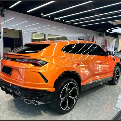 TPU Burnt Orange Car Vinyl Wrap 02