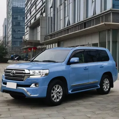 TPU China Blue Car Vinyl Wrap 02