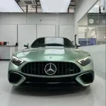 TPU Ferrari Gloss Verde Francesca Green Car Vinyl Wrap