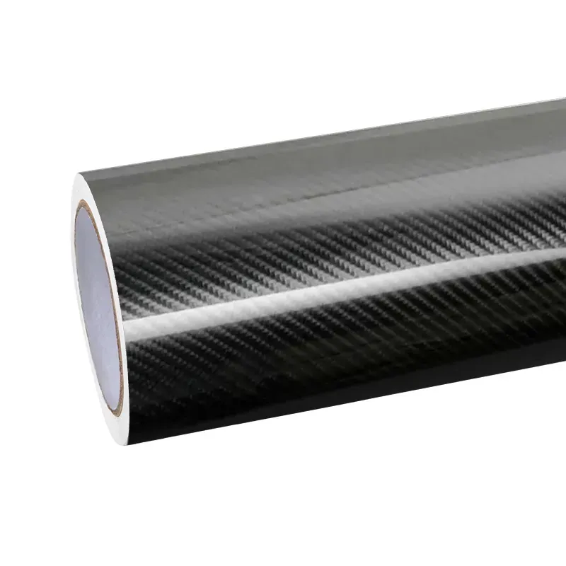 TPU Gloss 6D Carbon Fiber Car Vinyl Wrap