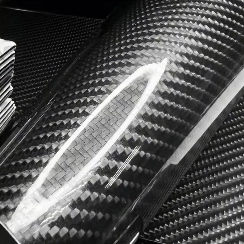 TPU Gloss 6D Carbon Fiber Car Vinyl Wrap