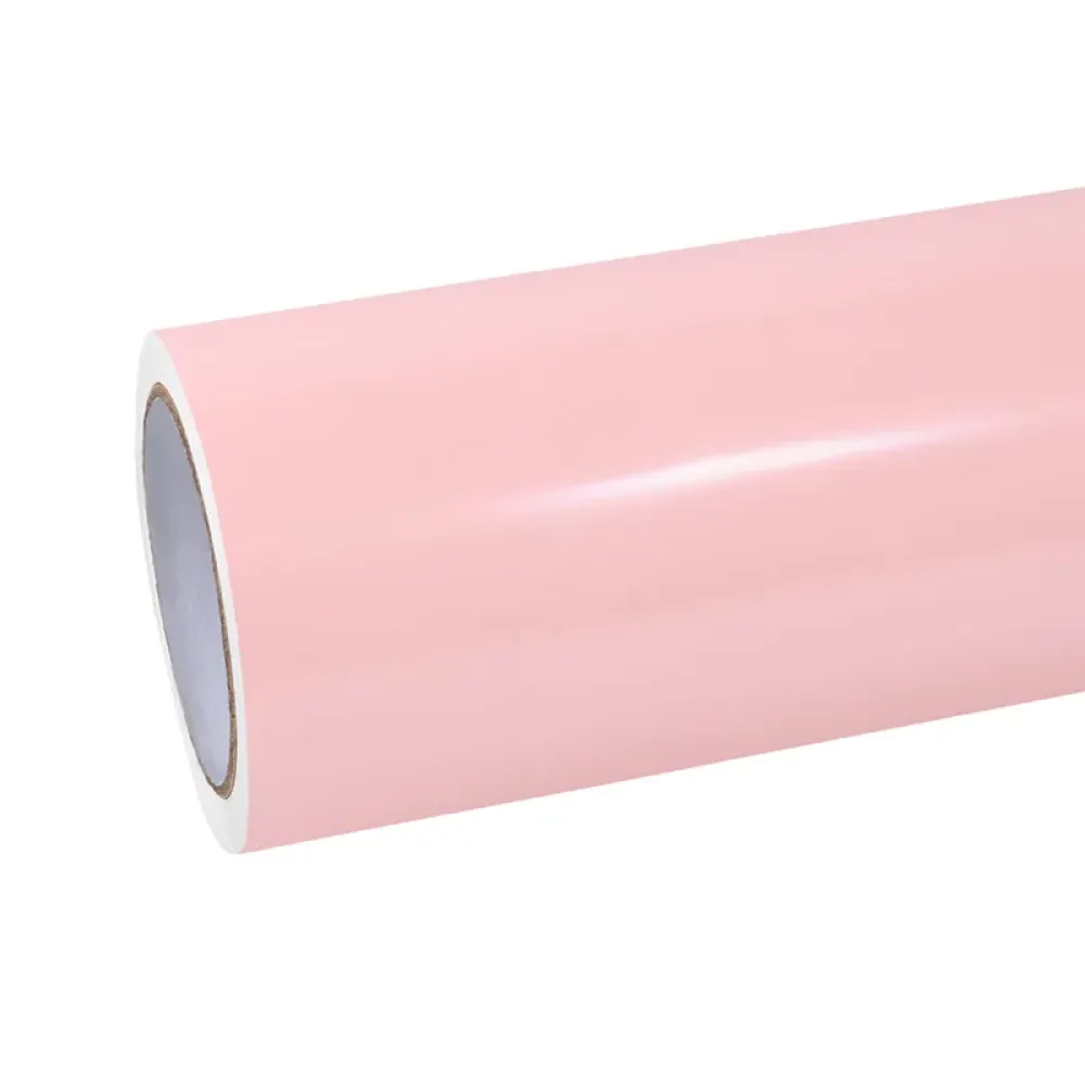 TPU Gloss Baby Pink Car Vinyl Wrap