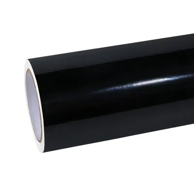 TPU Gloss Black Car Vinyl Wrap 01
