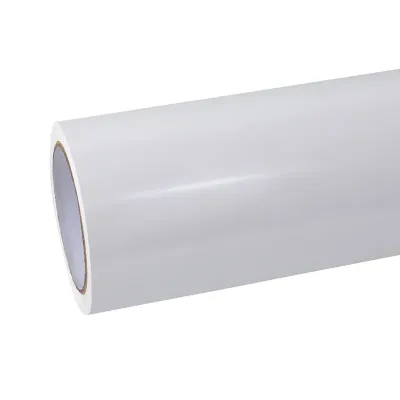 TPU Gloss Crystal White Car Vinyl Wrap 01