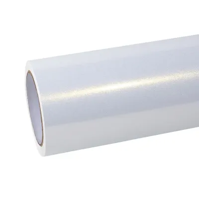 TPU Gloss Pearlized White Gold Car Vinyl Wrap 01