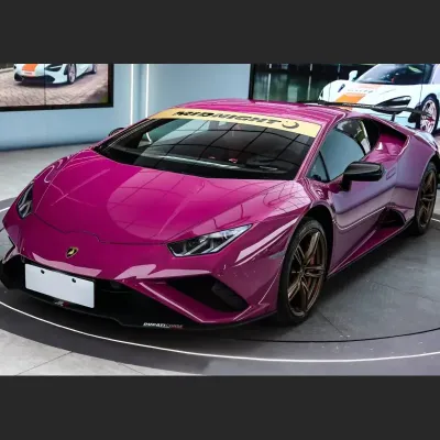 TPU Gloss Star Ruby Car Vinyl Wrap 02