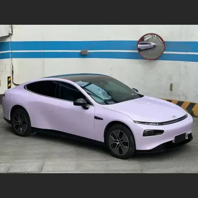 TPU Gloss Violet Star Car Wrap Car Vinyl Wrap 02