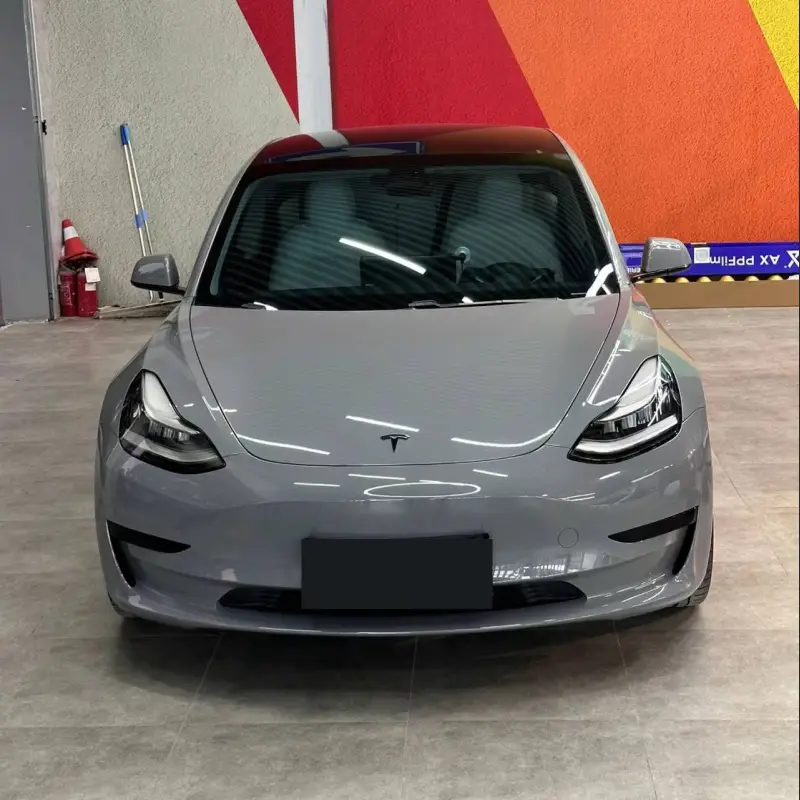 TPU Light Nardo Grey Car Vinyl Wrap