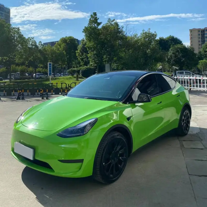 TPU Lime Green Car Vinyl Wrap