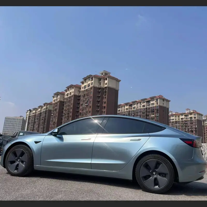 TPU Liquid SomaTo Blue Car Vinyl Wrap