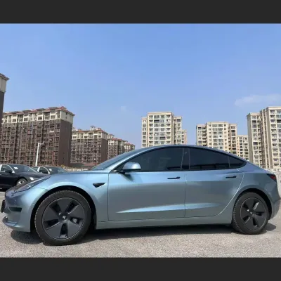 TPU Liquid SomaTo Blue Car Vinyl Wrap 02
