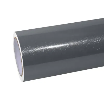 TPU Mercedes Benz Gloss Selenite Grey Car Vinyl Wrap 01