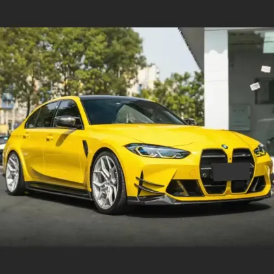TPU Signal Yellow Car Vinyl Wrap 02
