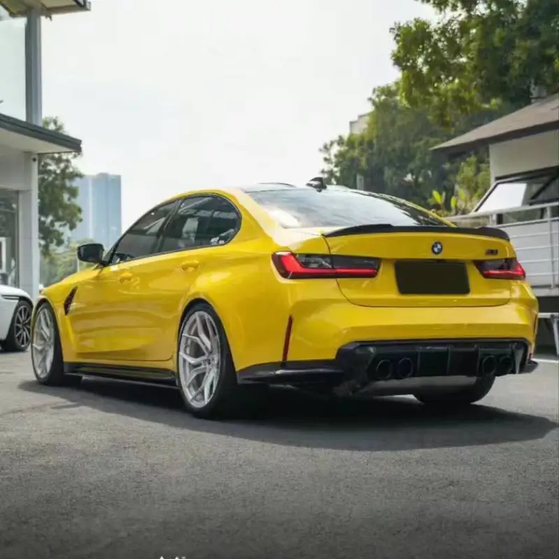 TPU Signal Yellow Car Vinyl Wrap