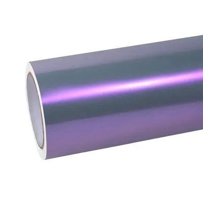 TPU Twin Candy Grey Purple Color Fliper Car Vinyl Wrap 01
