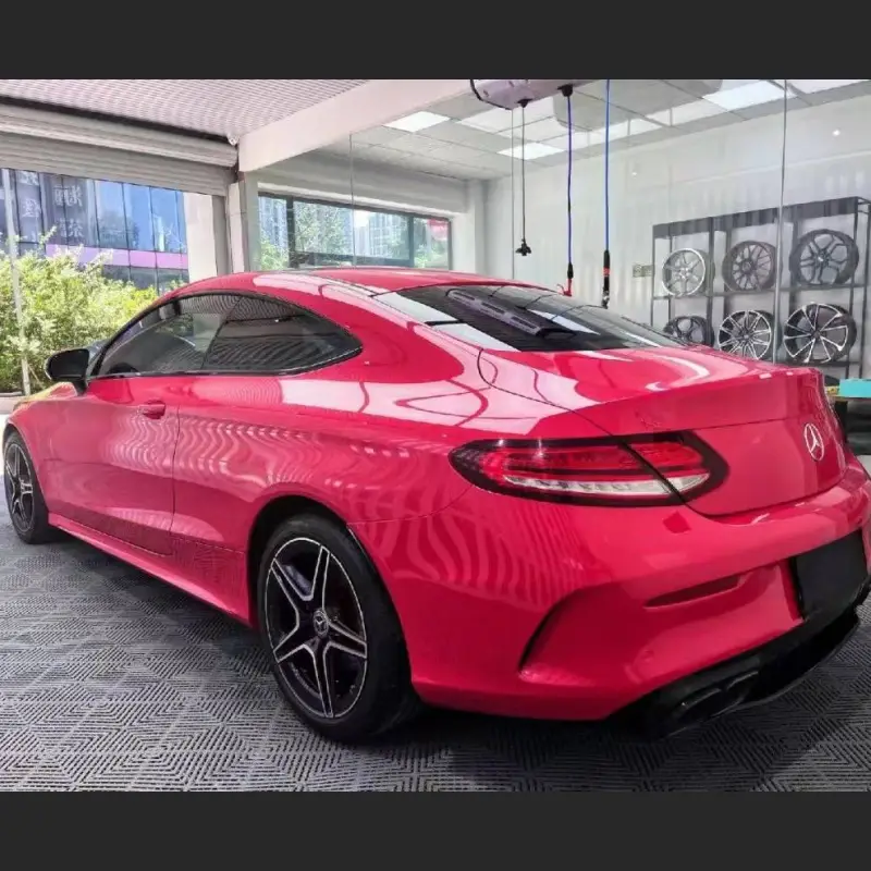 TPU Gloss Crystal Strawberry Red Car Vinyl Wrap