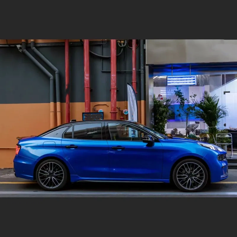 TPU Gloss Metal Sepang Blue Car Vinyl Wrap